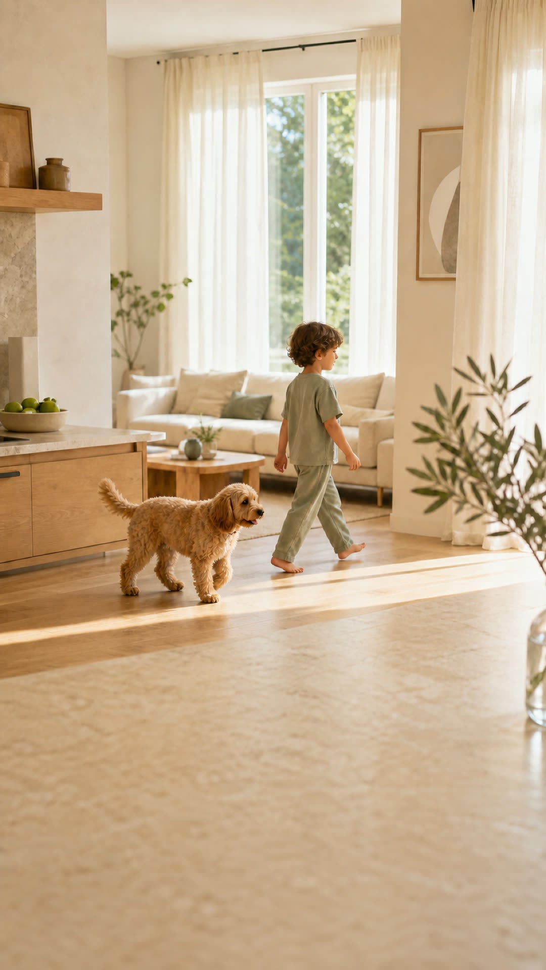 Warm en verzorgd interieur als omgeving voor de BioLuxea Home Line